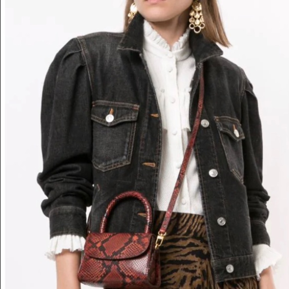 NEW Isabel Marant Bolinea Puff Sleeve denim jacket